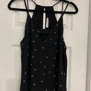 Lush Black Star sleeveless shirt